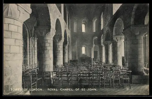 AK London, Royal Chapel of St. John inside the Tower of London