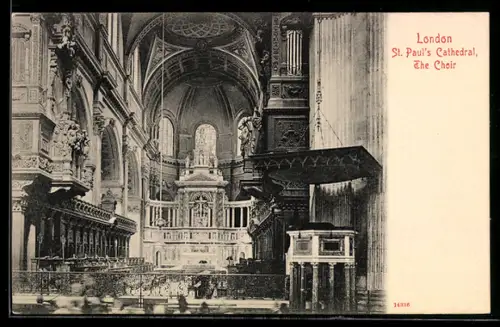 AK London, St. Paul`s Cathedral, The Choir