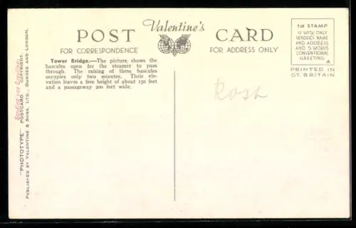 AK London, Tower Bridge