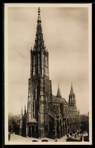 AK Ulm a. d. Donau, Münster, 161,60 m hoch