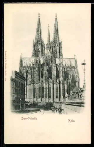 AK Köln, Dom, Ostseite