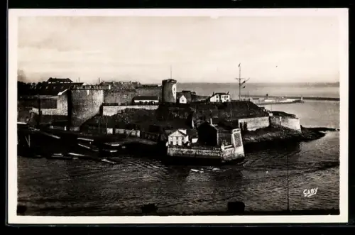 AK Brest, Le Chateau et le Sémaphore, Leuchtturm
