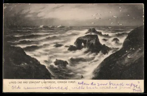 AK Lands End and Longship Lighthouse