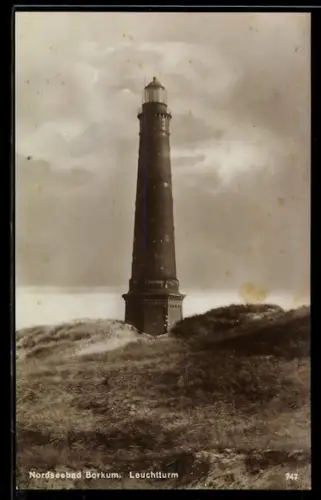 AK Borkum, Leuchtturm zwischen den Dünen