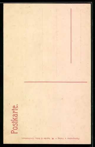 AK Rotesandleuchtturm vor der Wesermündung