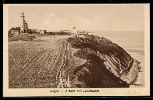 AK Rügen, Arkona mit Leuchtturm