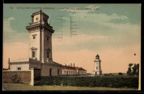 AK Le Havre-Sainte-Adresse, Les Phare de la Hève
