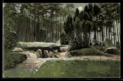 AK Sieben-Steinhäuser, Hünengrab in der Lüneburger Heide