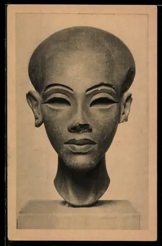 AK Berlin, Prinzessin aus El-Amarna im Alten Museum, Ausgrabung