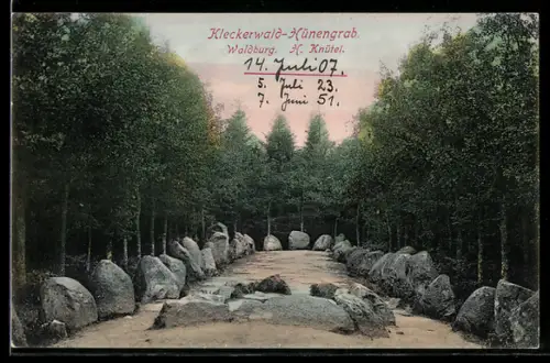 AK Klecken, Kleckerwald-Hünengrab