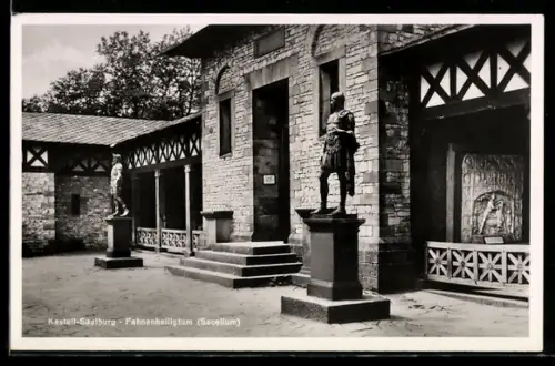 AK Bad Homburg, Kastell-Saalburg, Fahnenheiligtum (Sacellum)