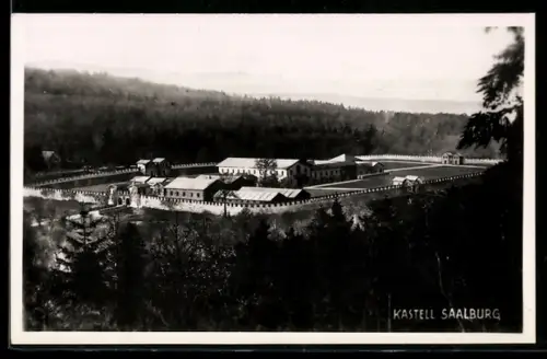 AK Bad Homburg, Blick auf das Römer-Kastell Saalburg