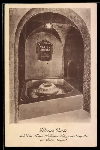 AK Baden, Marien Quelle