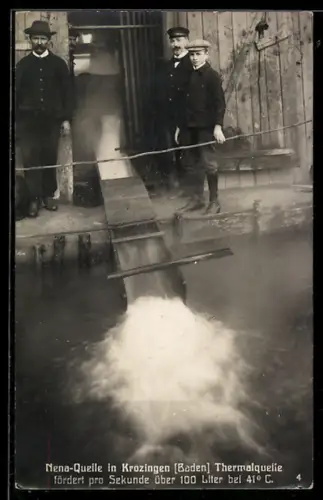 AK Krozingen / Baden, Thermalquelle Nena-Quelle