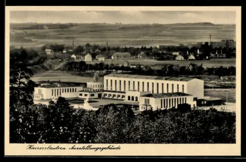 AK Blick auf das Ausstellungsgebäude Kaiserslautern