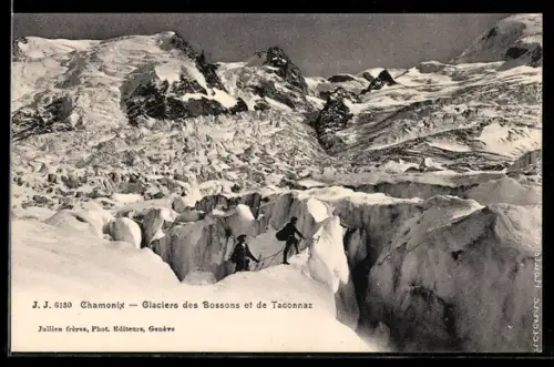 AK Chamonix, Glaciers des Bossons et de Taconnaz, Bergsteigen