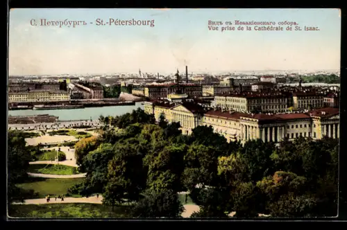 AK St.Petersburg, Blick von der Isaak-Cathedrale