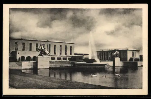 AK Kaiserslautern, Ausstellungsgebäude, Teilansicht