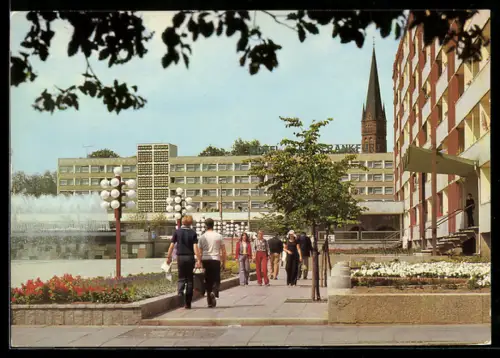 AK Frankfurt / Oder, Karl-Marx-Strasse mit Hotel der Stadt Frankfurt