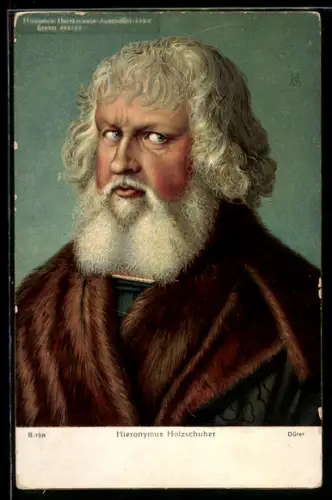 Künstler-AK Stengel & Co. Nr. 29728: Hieronymus Holzschuher von Albrecht Dürer
