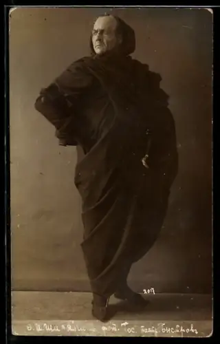 AK Opernsänger Schaljapin im Kostüm