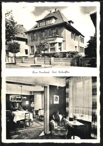 AK Bad Salzuflen, Pension Haus Reinhard, Innenansicht