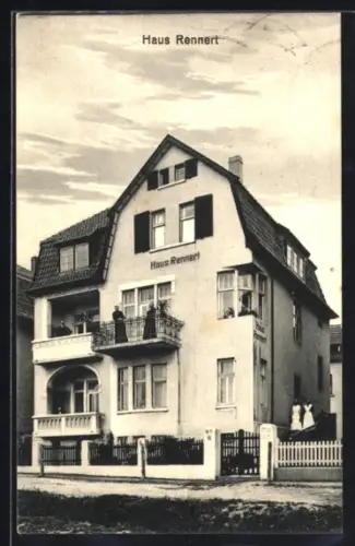 AK Bad Salzuflen, Hotel Haus Rennert, Moltkestrasse