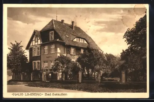 AK Bad Salzuflen, Hotel Haus Limberg, Stauteichstrasse 14