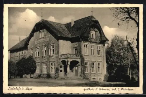 AK Linderhofe, Gasthaus H. Vehmeier, Inh. E. Meierherm