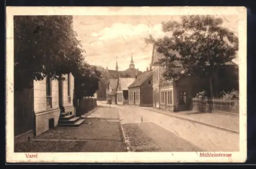 AK Varel i. O., Partie in der Mühlenstrasse