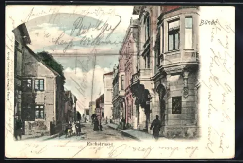 AK Bünde, Blick in die Eschstrasse