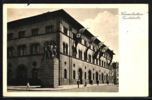 AK Kaiserslautern, Fruchthalle mit -Fahnen