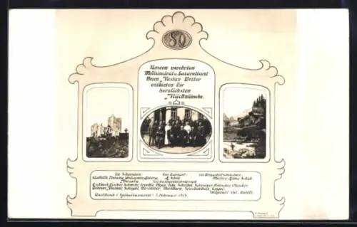 AK Waldkirch, Spital-Lazarett, Schwestern und Vorstand 1919