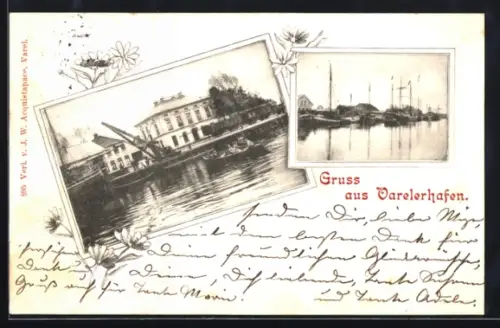AK Varel, Partie im Varelerhafen