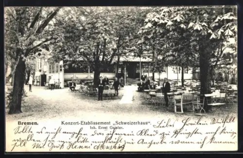 AK Bremen, Gasthof Schweizerhaus, Inh. Ernst Geisler