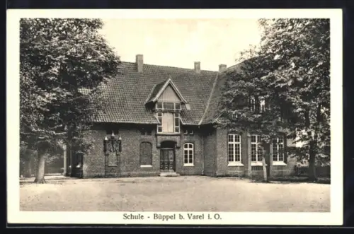 AK Büppel b. Varel, Blick zur Schule