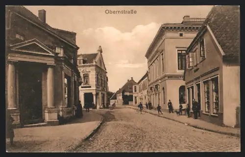 AK Varel, Blick in die Obernstrasse