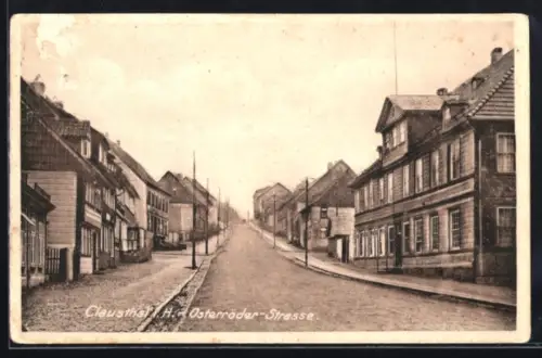 AK Clausthal i. H., Partie in der Osterröder Strasse
