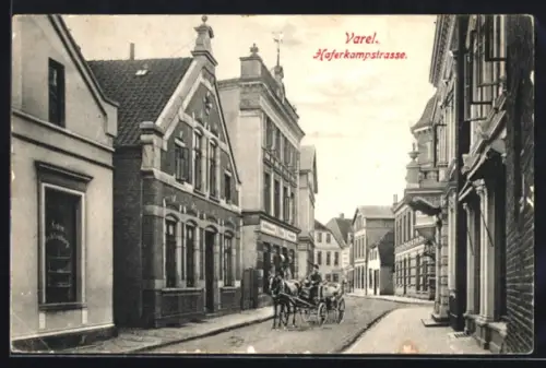AK Varel i. O., Partie in der Haferkampstrasse