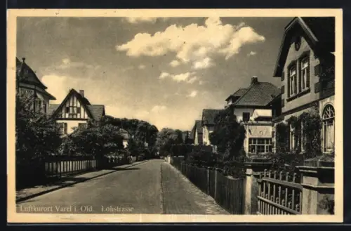 AK Varel i. Old., Lohstrasse