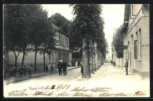 AK Varel, Strasse an der Töchterschule