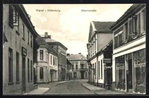 AK Varel i. O., Brandenbusch`s Kaffeegeschäft in der Obernstrasse
