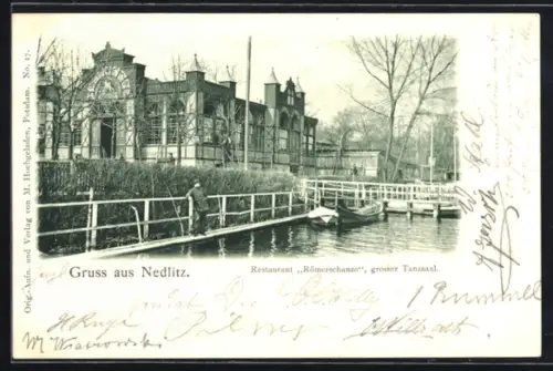 AK Nedlitz, Restaurant Römerschanze, der grosse Tanzsaal