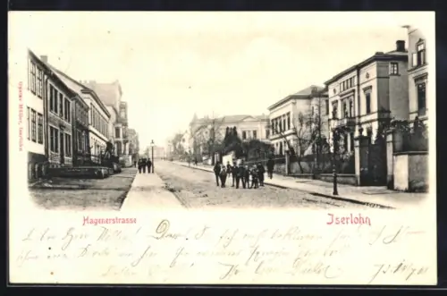 AK Iserlohn, Blick in die Hagenerstrasse