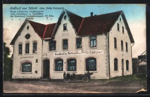 AK Scherl, Gasthof zur Scherl, Inh. Fritz Kemper