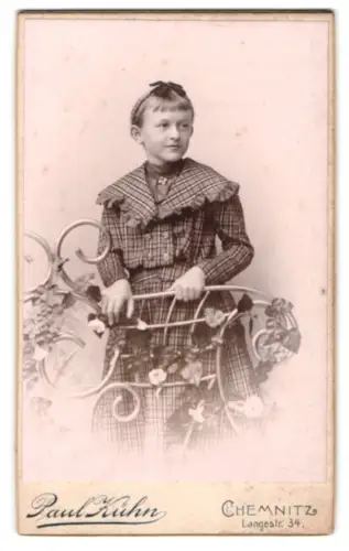 Fotografie Paul Kühn, Chemnitz, Langestr. 34, Porträt eines jungen Mädchens