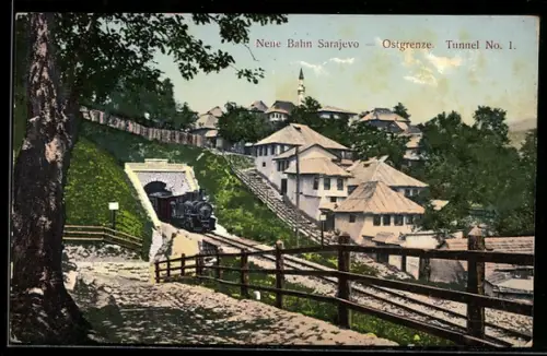 AK Sarajevo, Neue Bahn an der Ostgrenze, Tunnel