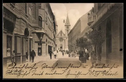 AK Sarajewo, Blick in die Cumuriagasse