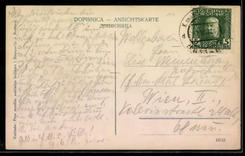 AK Mostar, Rimski most, Römer-Brücke