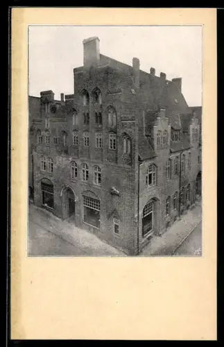 AK Lübeck, Löwenapotheke nach dem Umbau 1905